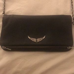 Rock Multi Zipper Leather Crossbody